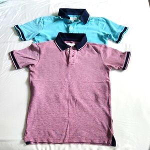 Aeropostale Agua and Red Polo Shirt XS